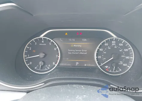 2017 Nissan Maxima 3.5 Sr z USA, uszkodzony, nr VIN 1N4AA6AP8HC404812